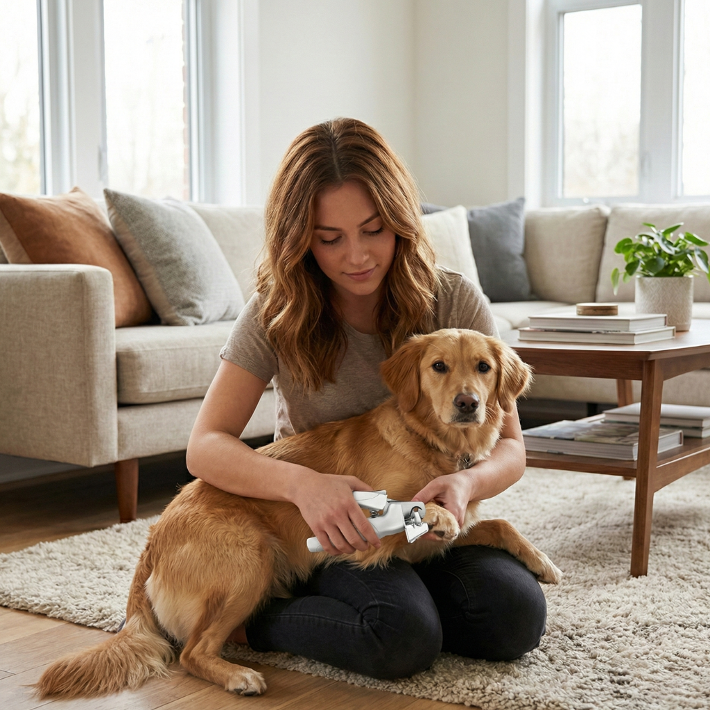 Tailented TrimLink™ – Pet Nail Clipper with LED Light with Rechargeable Power for Pets