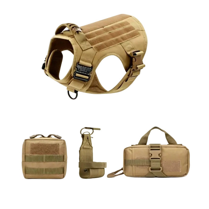 Tactical Adjustable Dog Harness with Handle – SecureSphere™