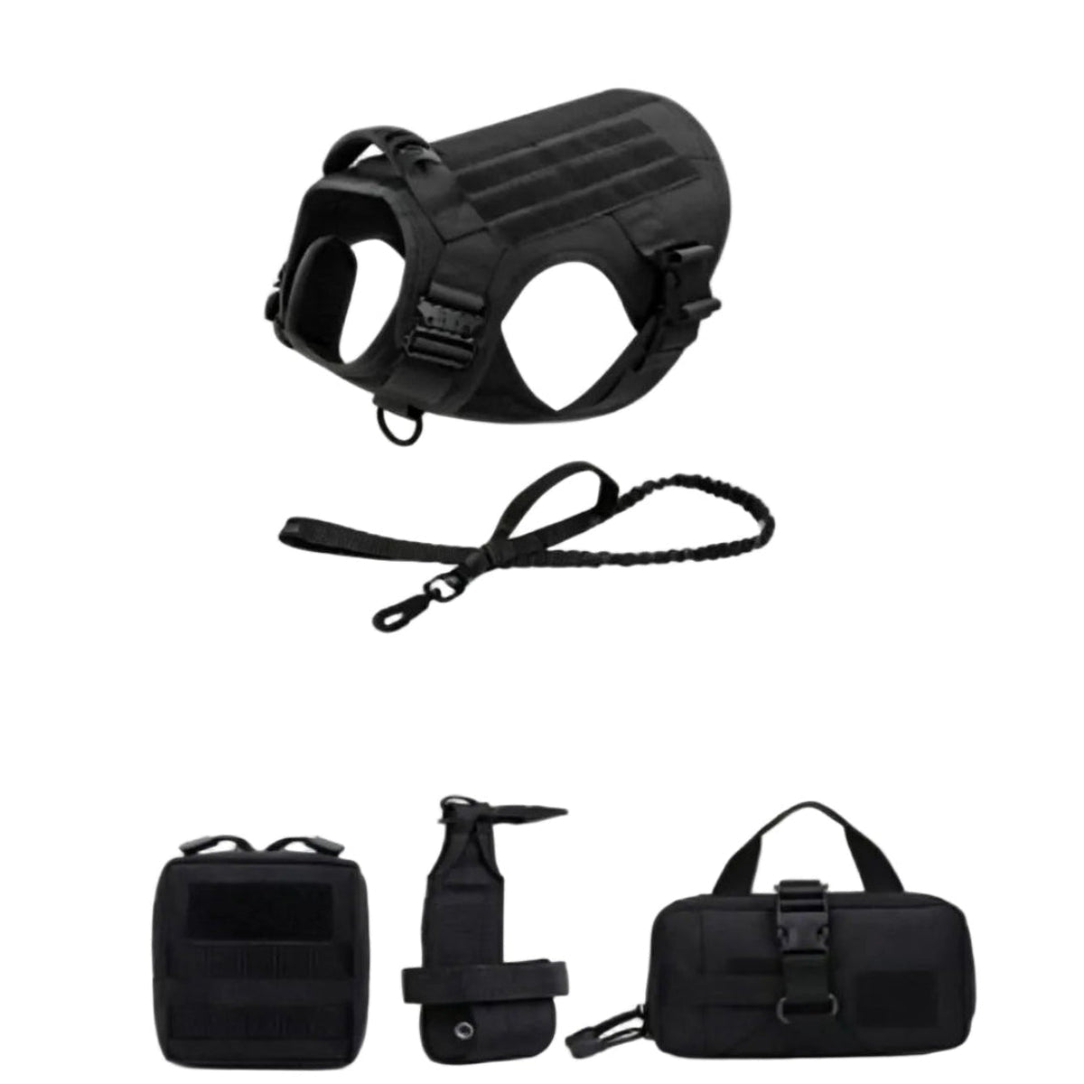 Tactical Adjustable Dog Harness with Handle – SecureSphere™