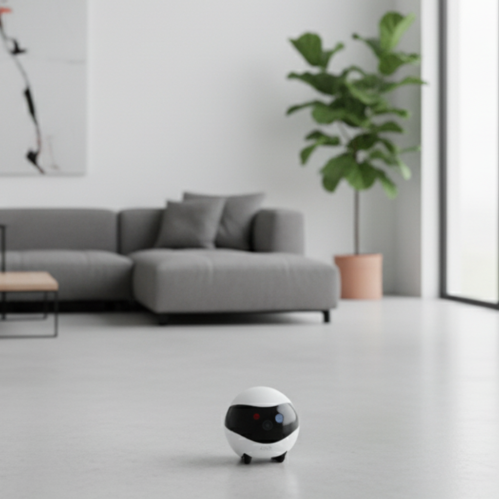 Tailented ScoutPort™ – Mobile Pet Camera Robot with 360° Viewing with 1080P HD Video with Night Vision for Home Pet Monitoring