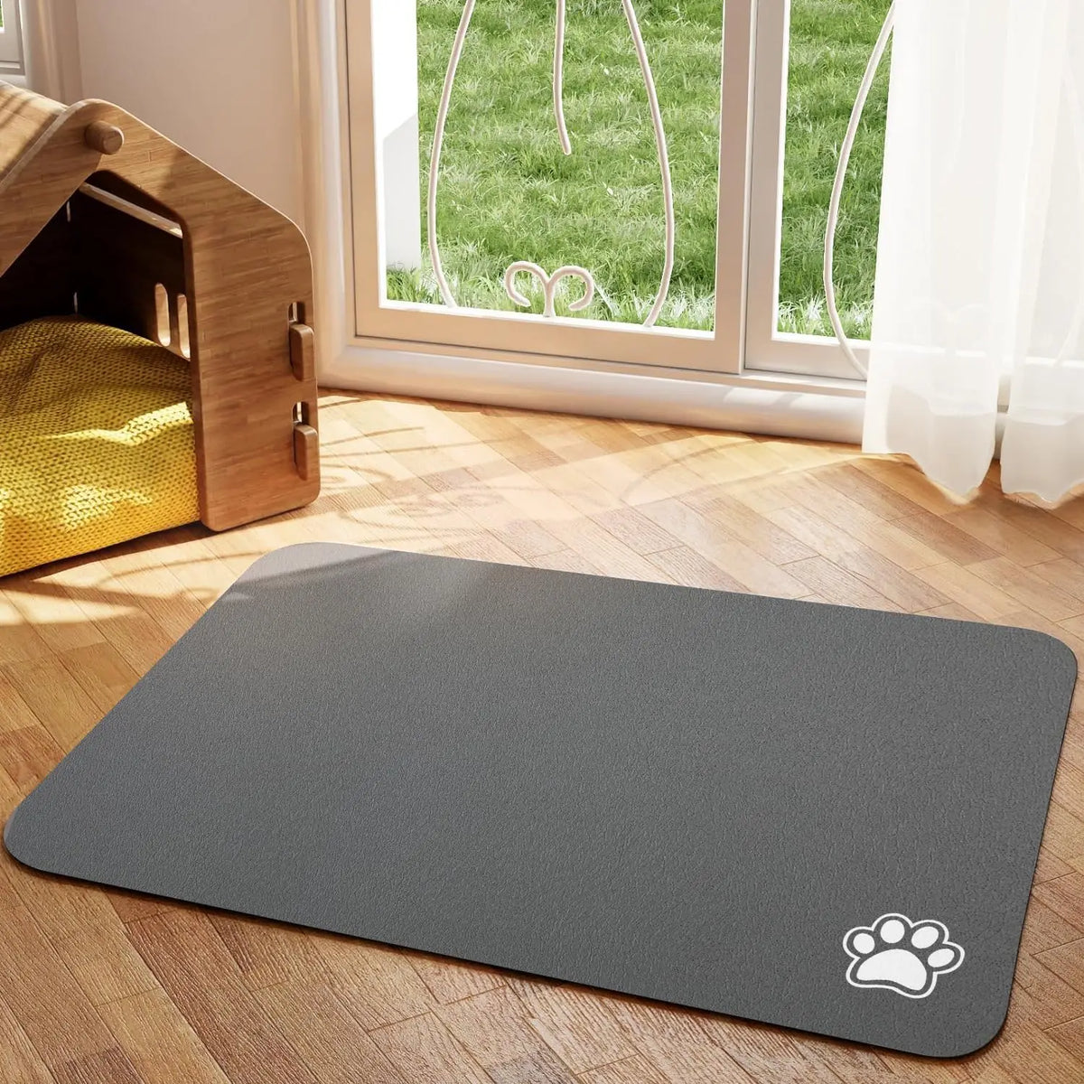 Pet Food Bowl with Non-Slip Base for Dogs & Cats – FeastPaws™