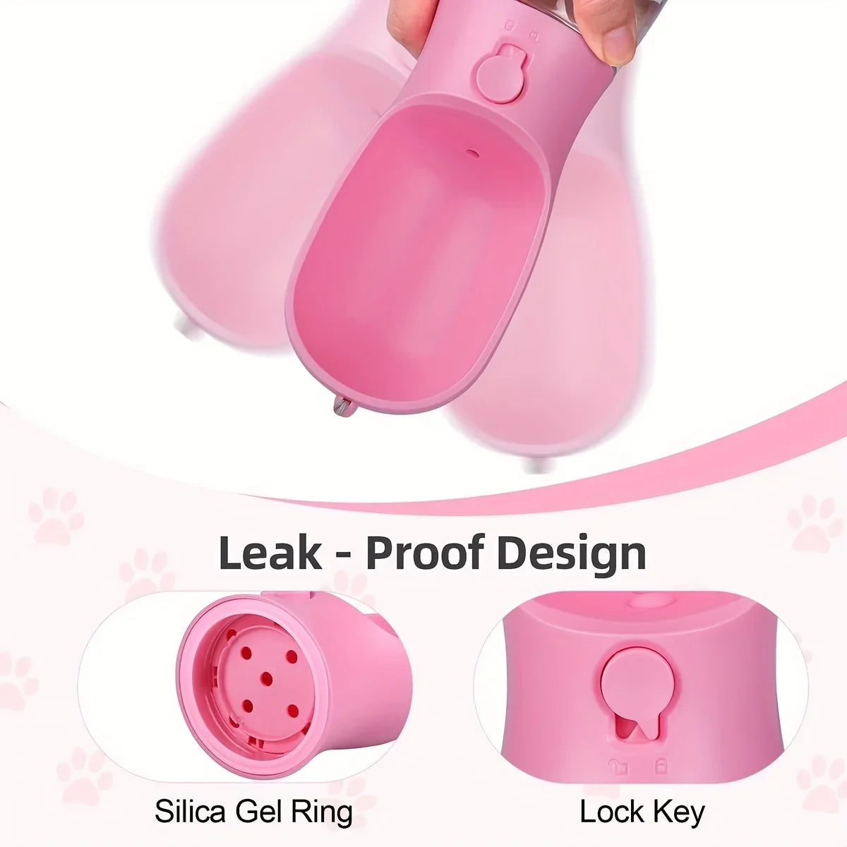 2-in-1 Portable Pet Water Bottle – FreshPlus™