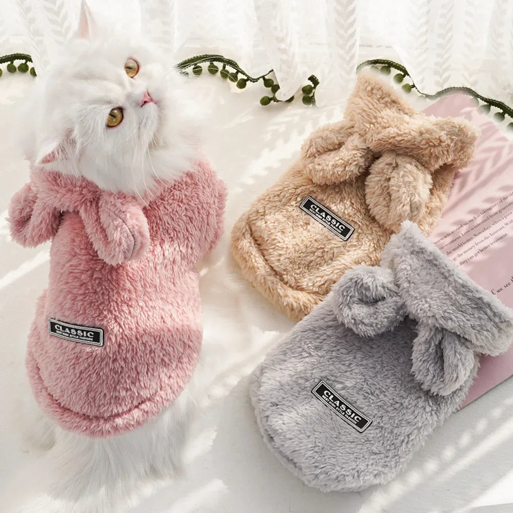 Warm Fleece Pet Hoodie – ShieldSmart™