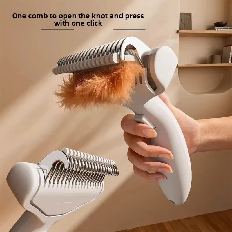 Dog & Cat Grooming Brush for Loose Hair & Tangles – BrushPrime™