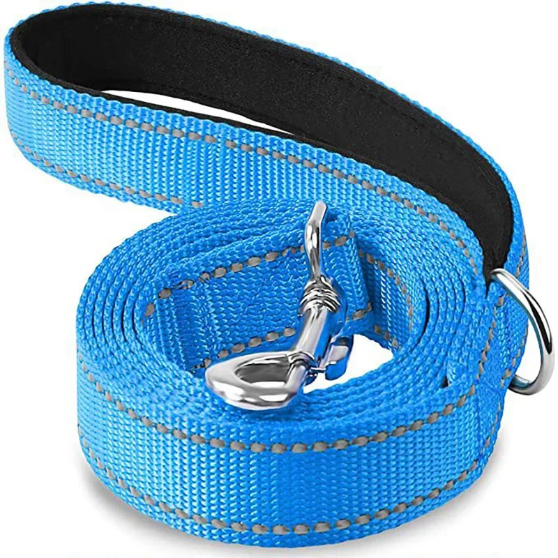 Tailented LeadFlow™ – Nylon Reflective Dog Leash for Everyday Walks