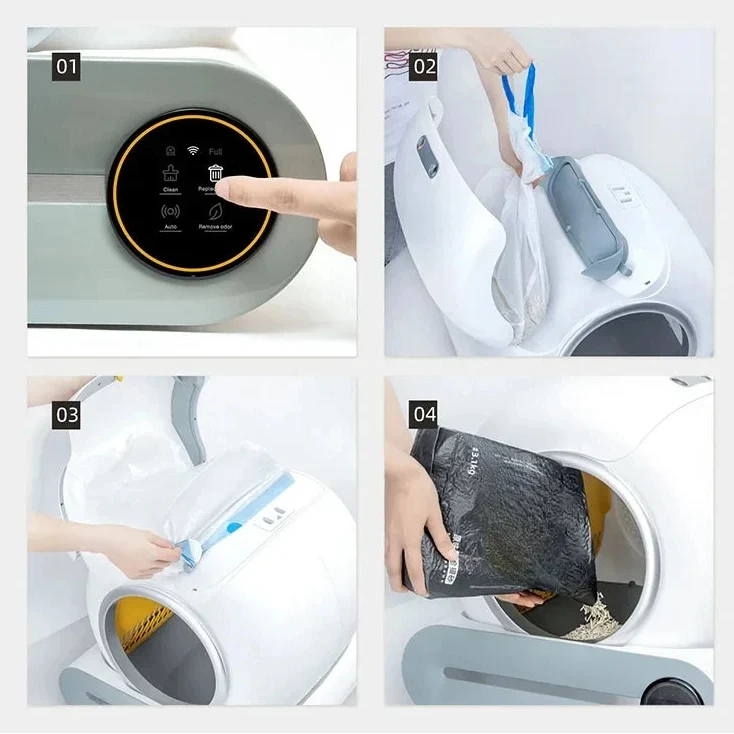 Automatic Self-Cleaning Cat Litter Box with App – PurrWise™
