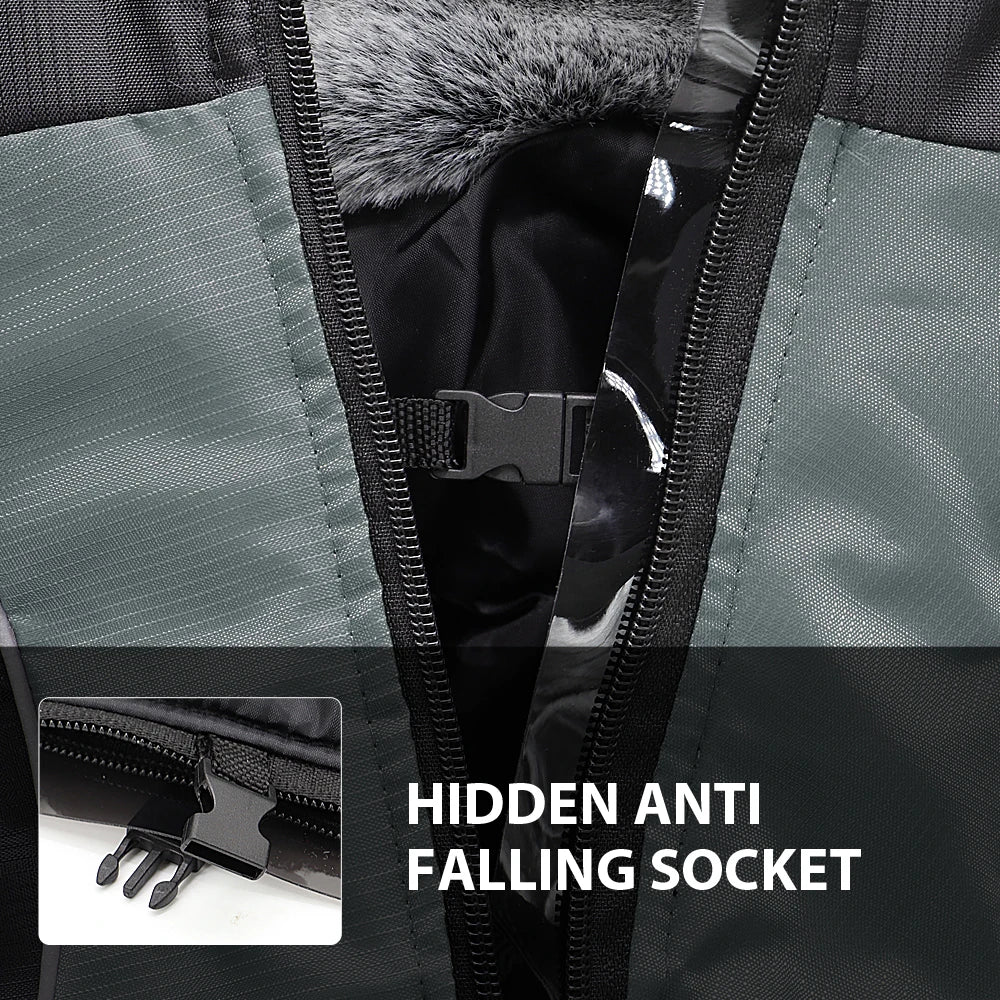 Warm Waterproof Dog Coat with Harness – WeatherLink™