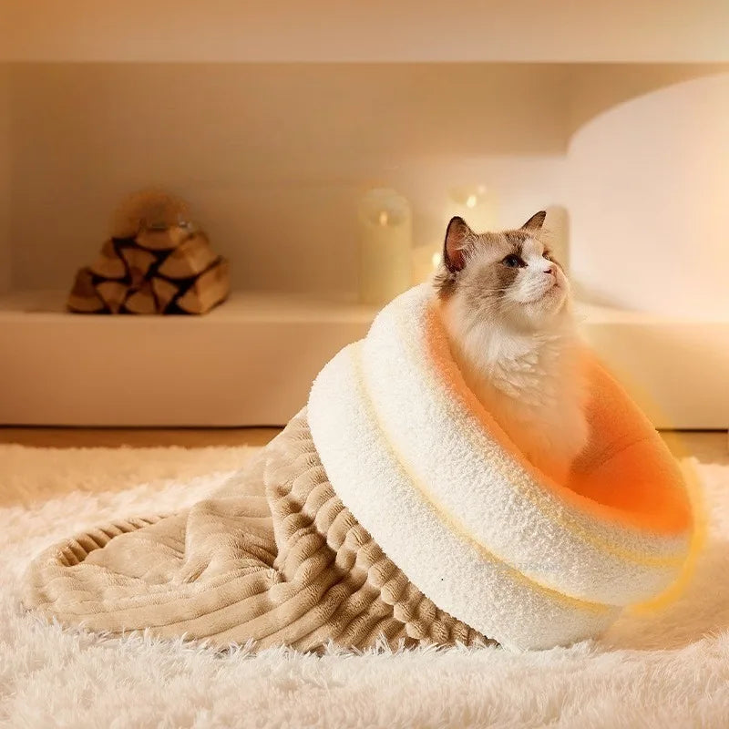 Tailented SnuggleQuest™ – Pet Bed for Cats