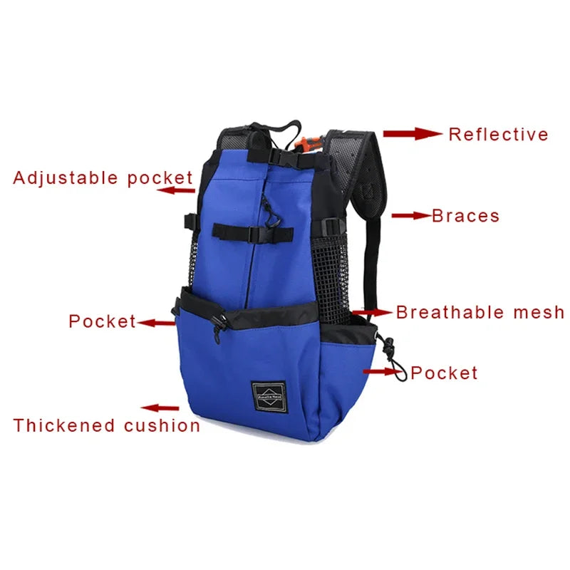 Breathable Pet Carrier Backpack for Dogs & Cats – TravelPure™
