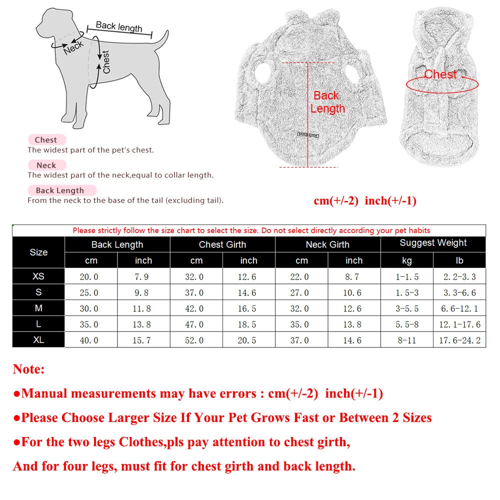 Warm Fleece Pet Hoodie – ShieldSmart™