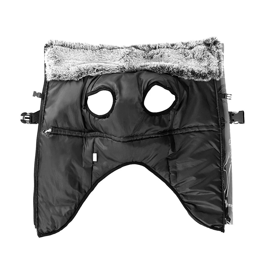 Warm Waterproof Dog Coat with Harness – WeatherLink™