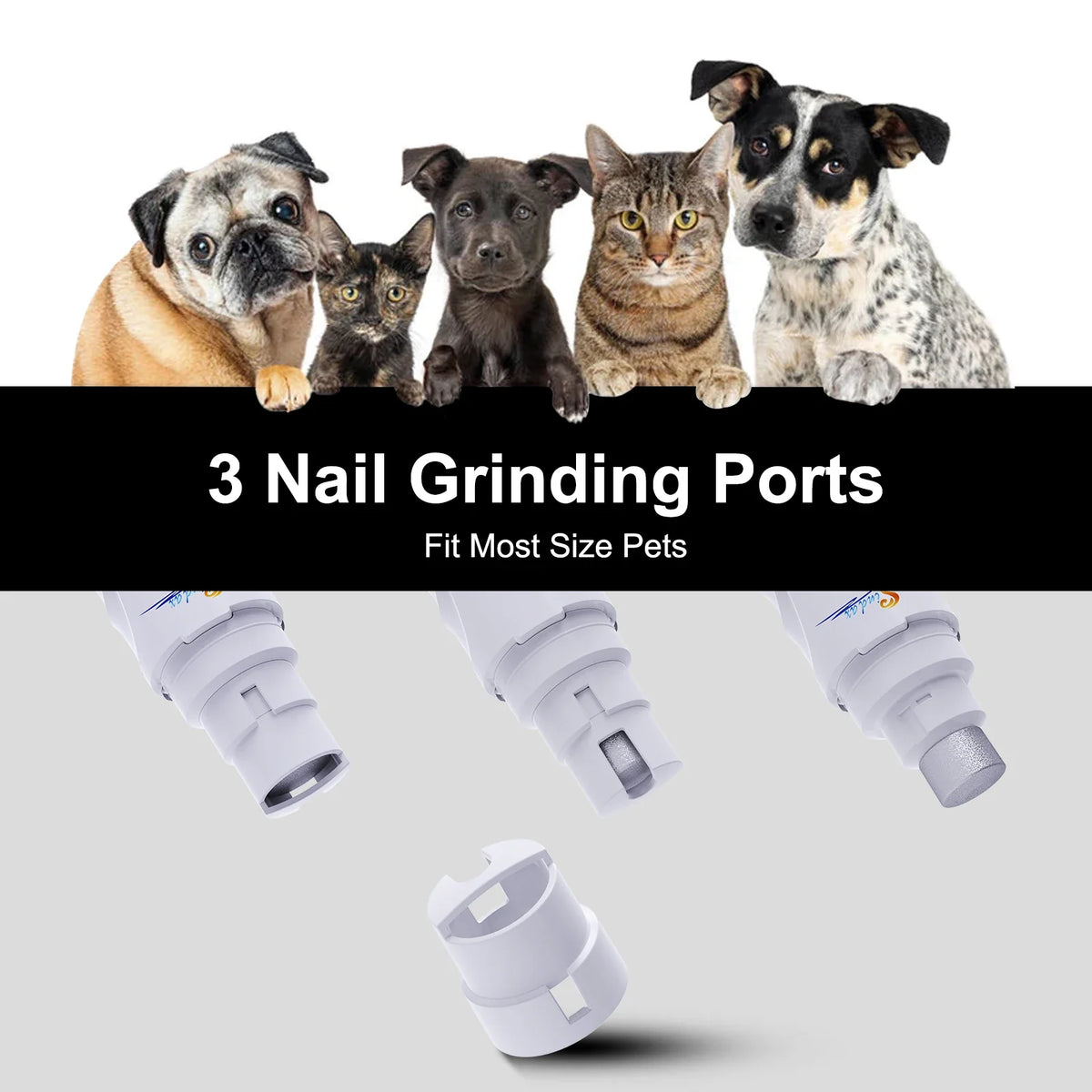 Rechargeable Electric Pet Nail Grinder – PawWave™