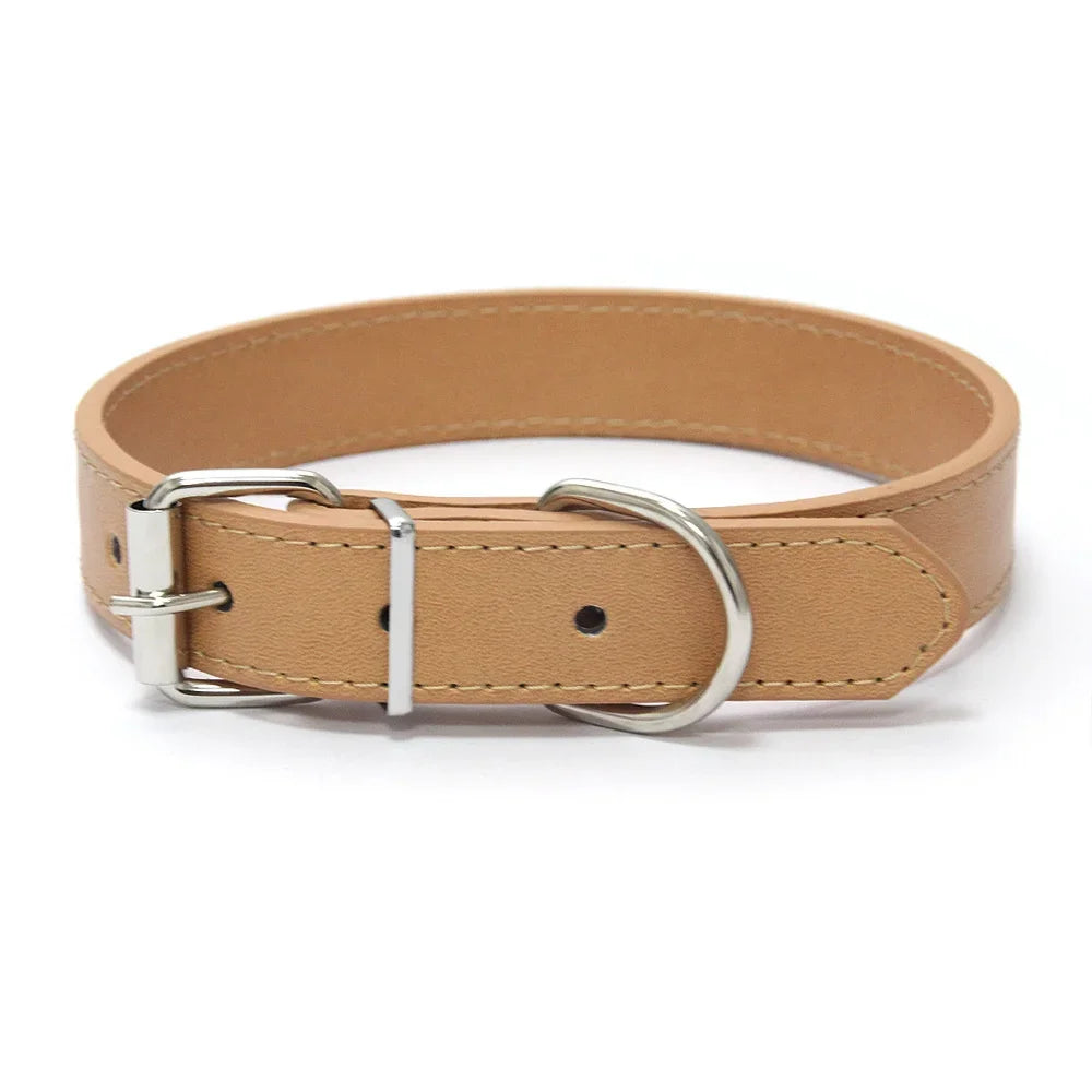 Leather Adjustable Dog Collar – FlexFresh™