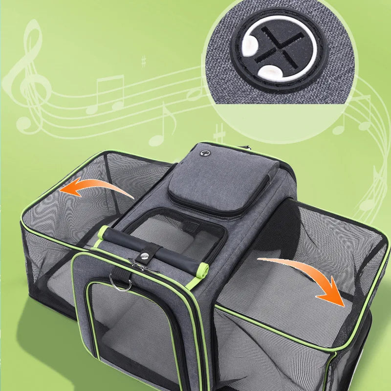 Expandable Portable Pet Carrier – RoamHaven™