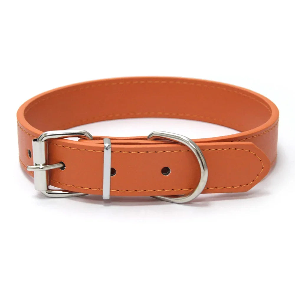 Leather Adjustable Dog Collar – FlexFresh™