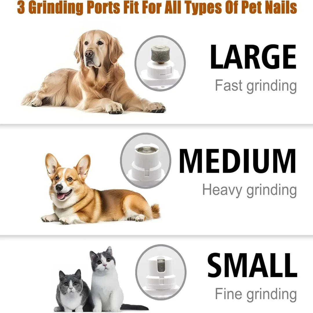 2-in-1 Electric Pet Nail Clipper & File – TrimQuest™