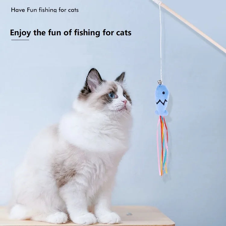 Tailented TugFit™ – Interactive Cat Wand Toy for Cats – Play & Enrichment