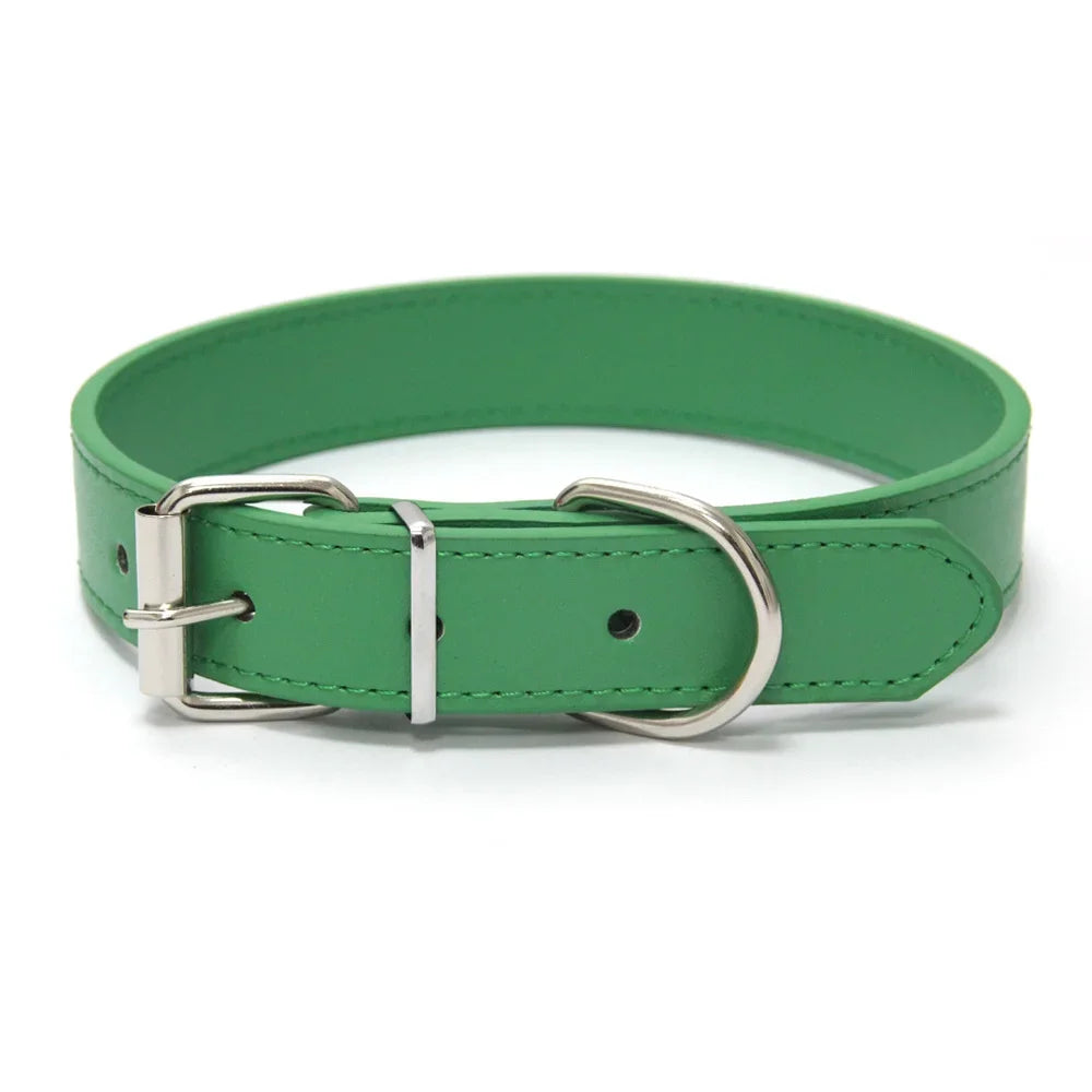 Leather Adjustable Dog Collar – FlexFresh™