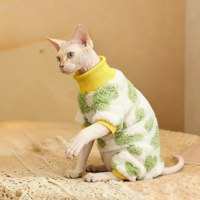 Warm Fleece Cat Coat – FrostWise™