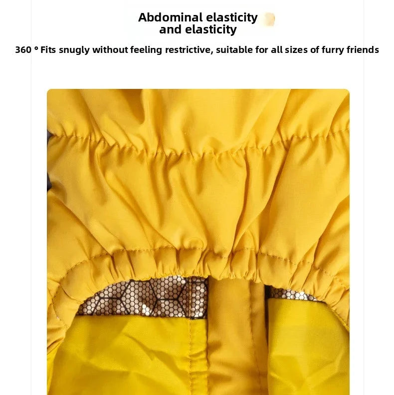Warm Reflective Waterproof Dog Coat – RainPlus™
