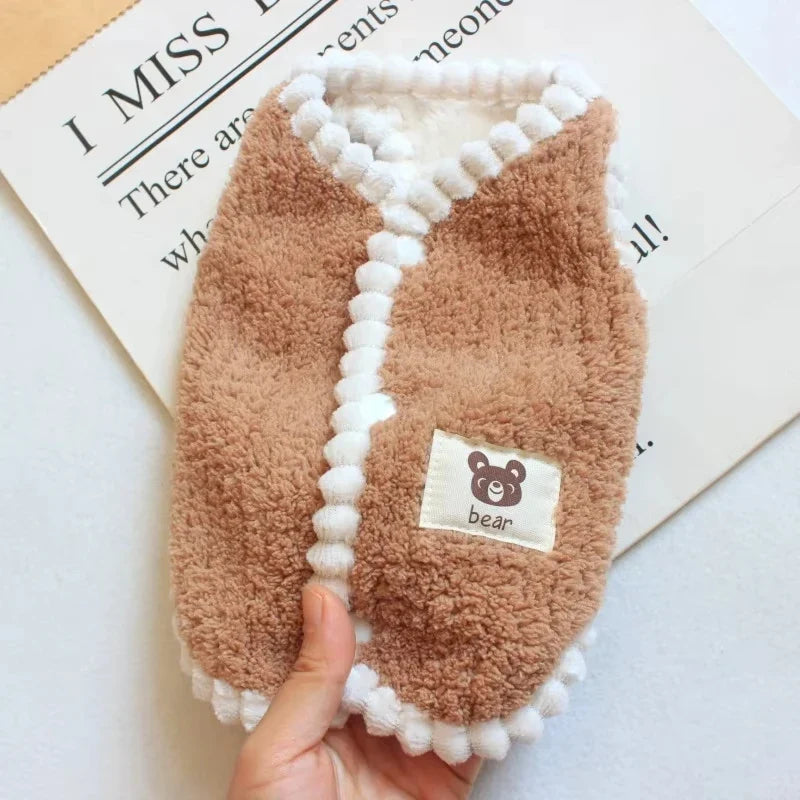Warm Fleece Dog Coat for Small Dogs & Cats – ShieldPort™