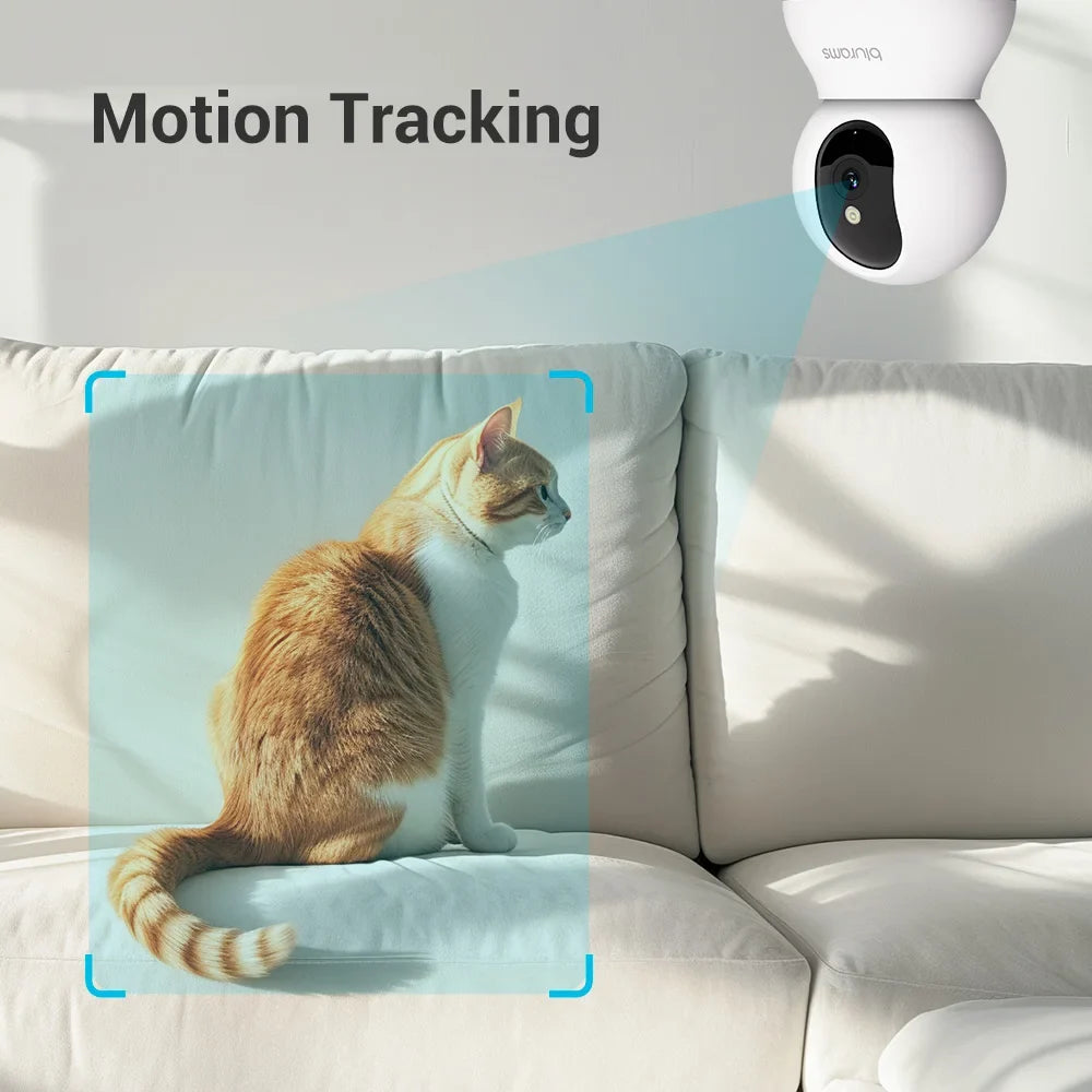Tailented ViewMate™ – Pet Camera with 360° Viewing for Home Pet Monitoring