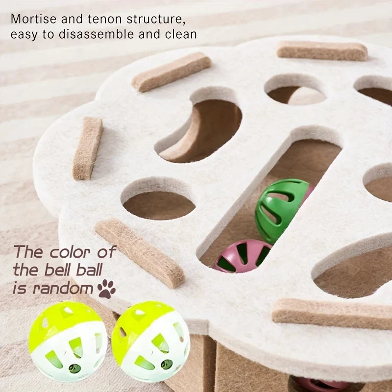 Interactive Cat Puzzle Toy – FetchPro™