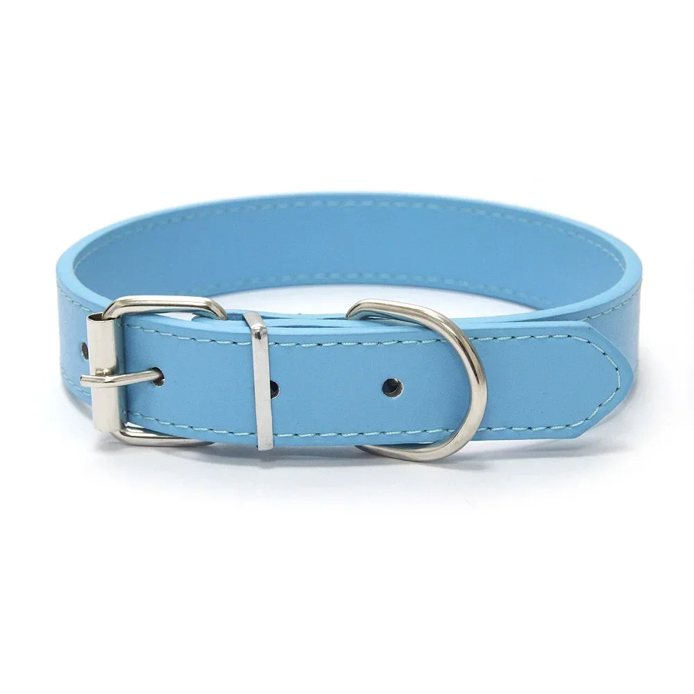 Leather Adjustable Dog Collar – FlexFresh™