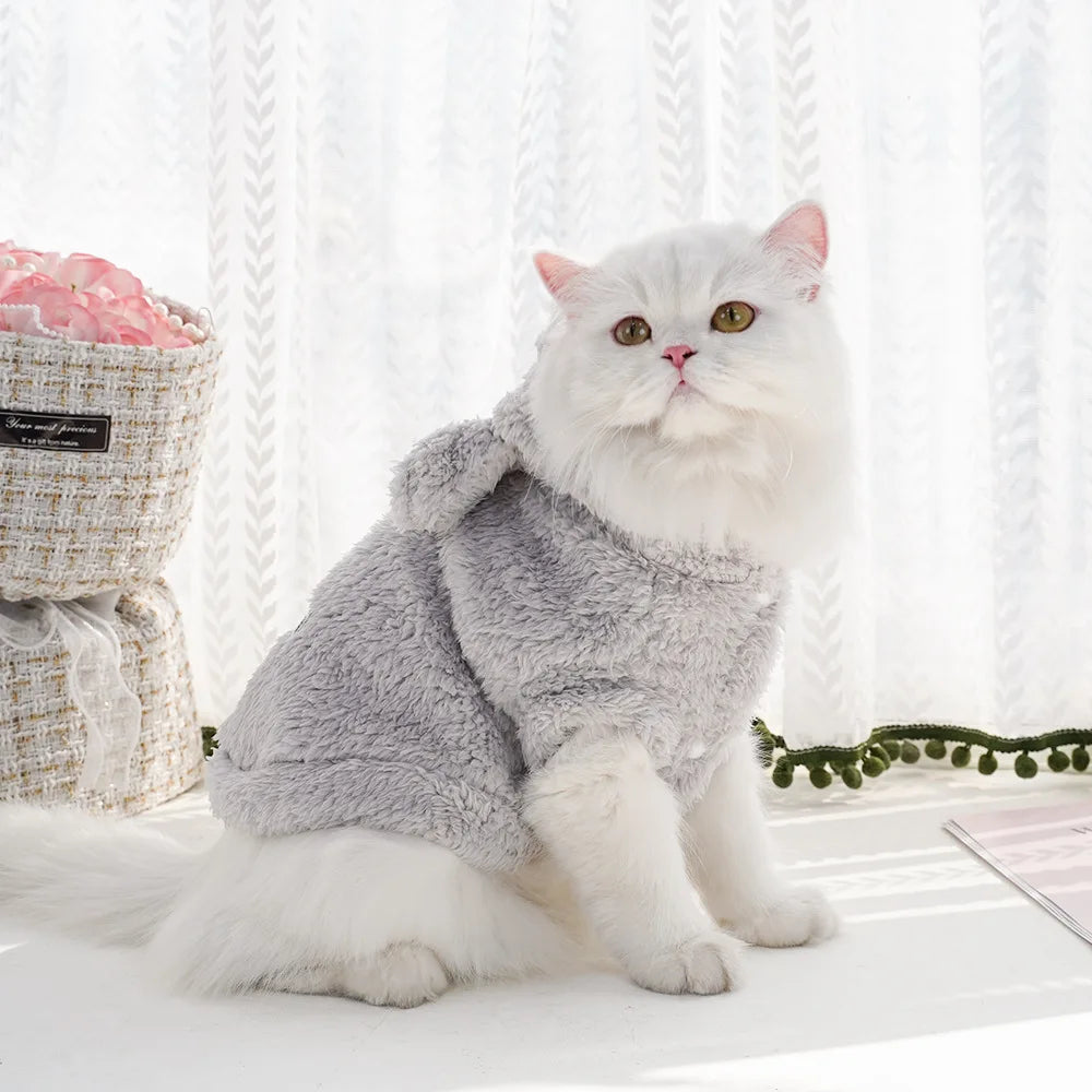 Warm Fleece Pet Hoodie – ShieldSmart™