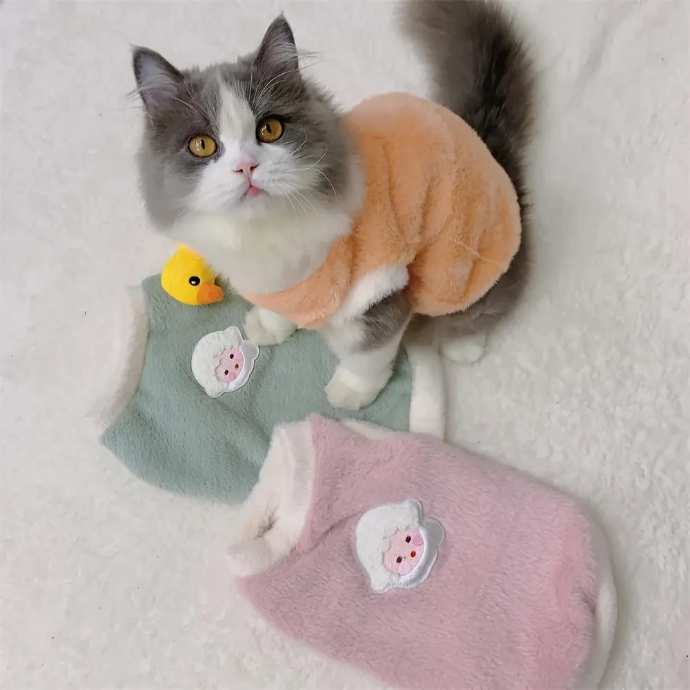 Warm Fleece Cat Coat – WeatherWorks™