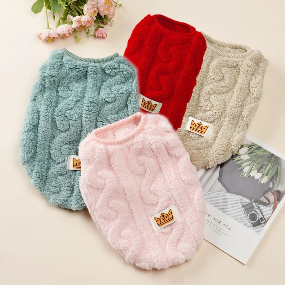 Soft Fleece Pet Sweater for Cats – SnugTouch™