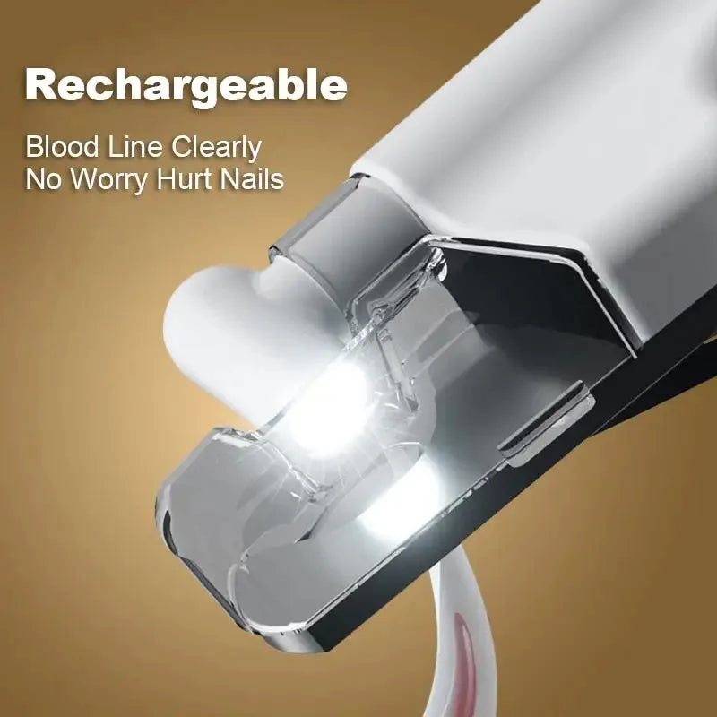 Tailented TrimLink™ – Pet Nail Clipper with LED Light with Rechargeable Power for Pets