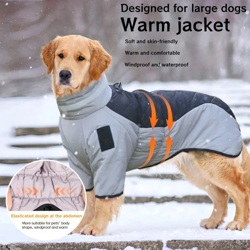 Warm Waterproof Dog Winter Coat – RainEssentials™