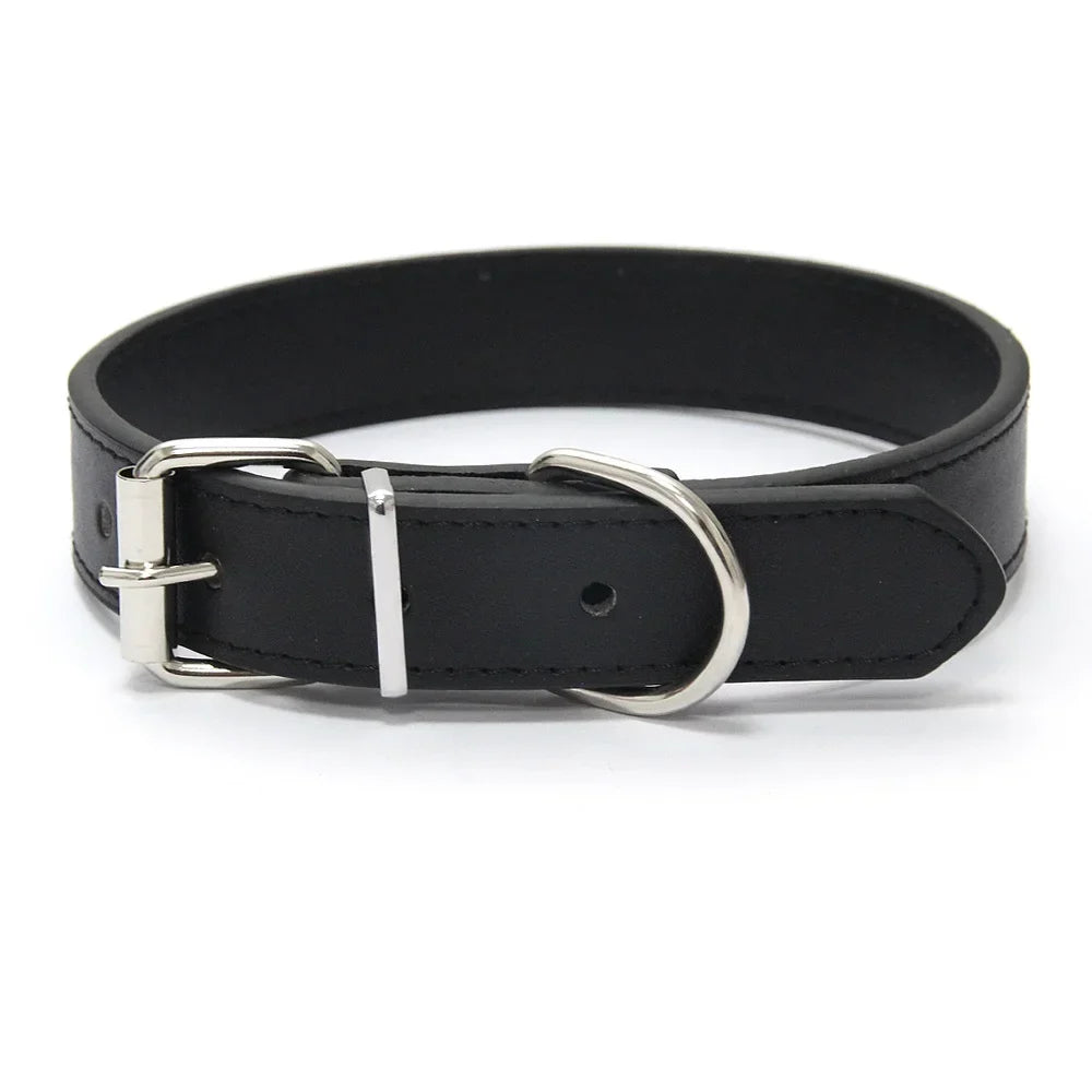 Leather Adjustable Dog Collar – FlexFresh™