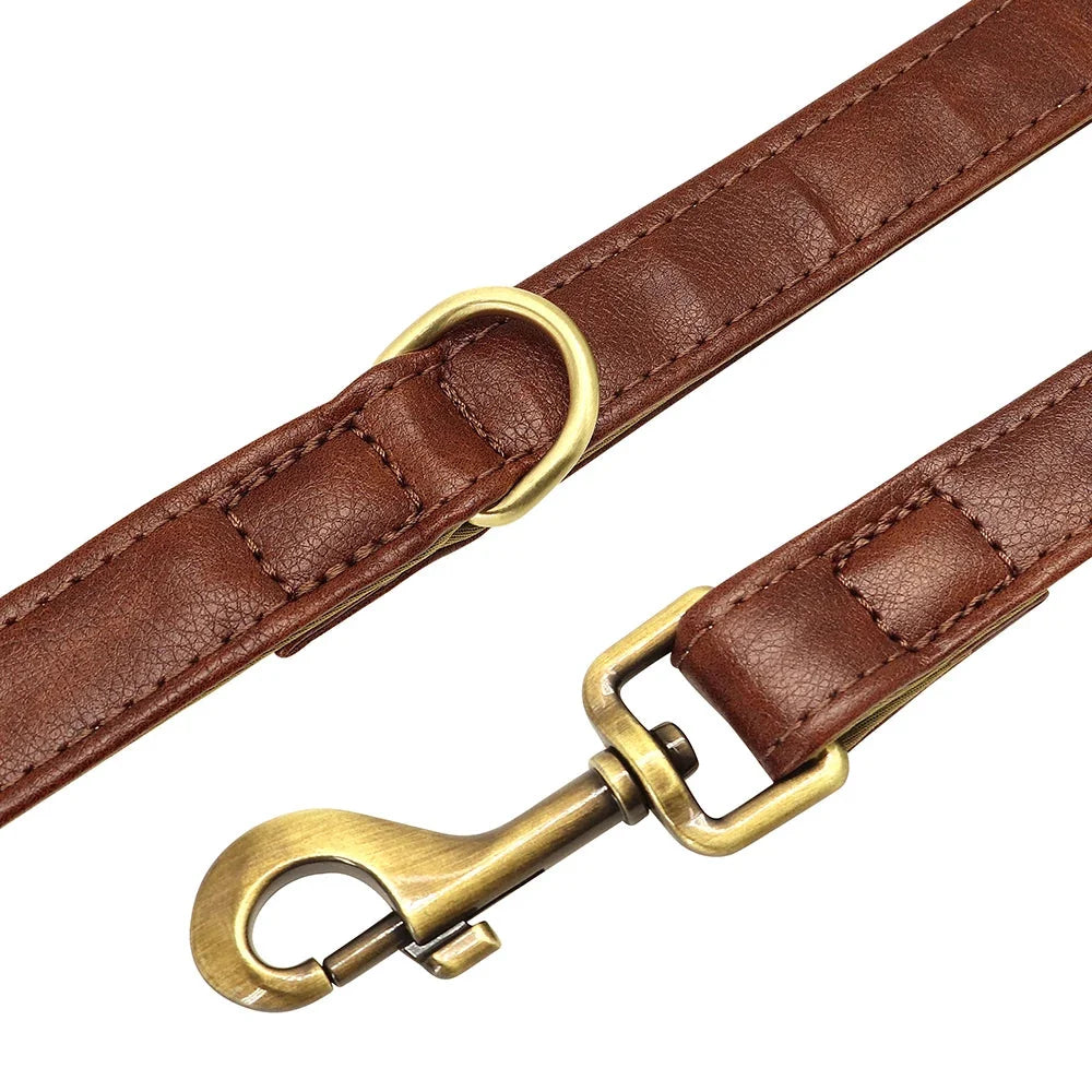 Tailented RouteLuxe™ – 5ft Leather Dog Leash for Everyday Walks