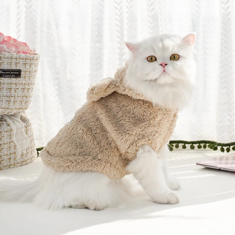 Warm Fleece Pet Hoodie – ShieldSmart™