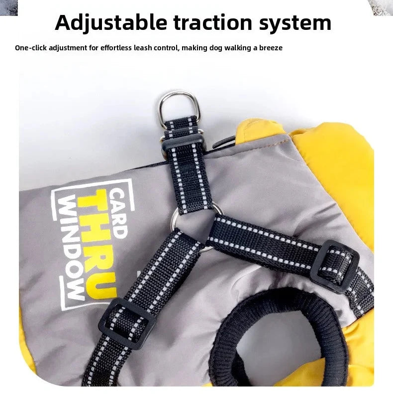 Warm Reflective Waterproof Dog Coat – RainPlus™