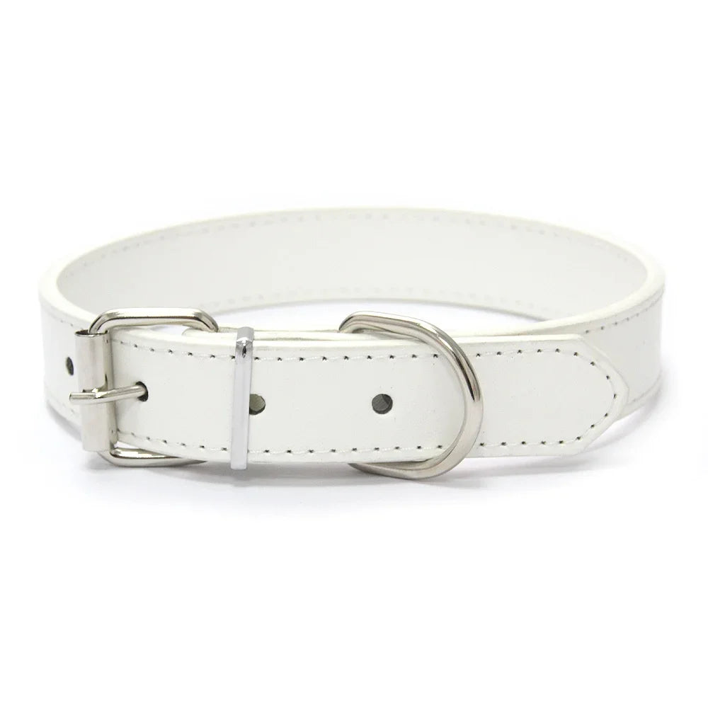 Leather Adjustable Dog Collar – FlexFresh™
