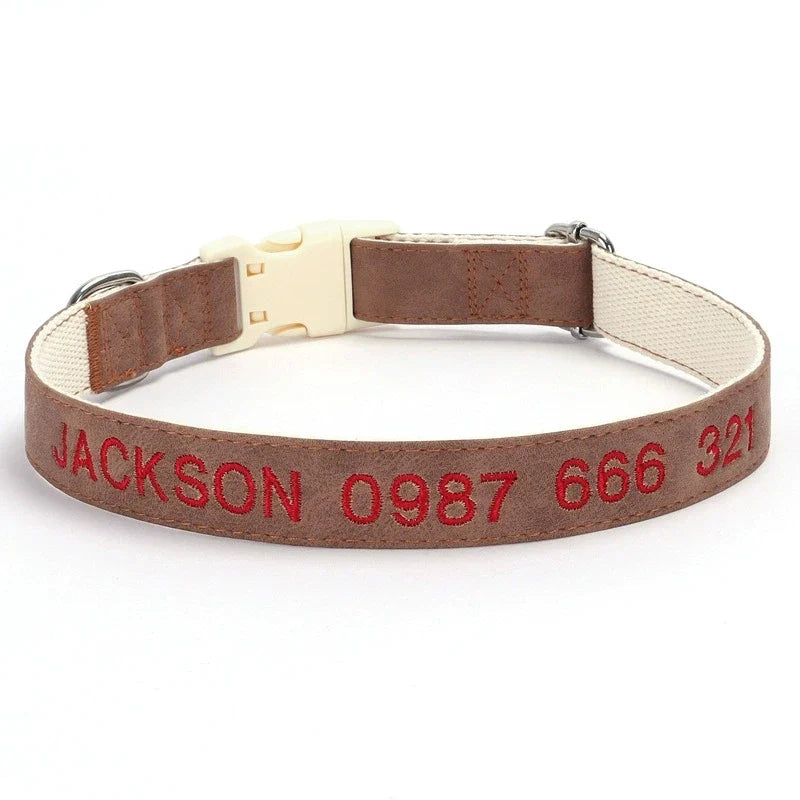 Tailented WalkSphere™ – Leather Dog Collar for Everyday Wear & Walking