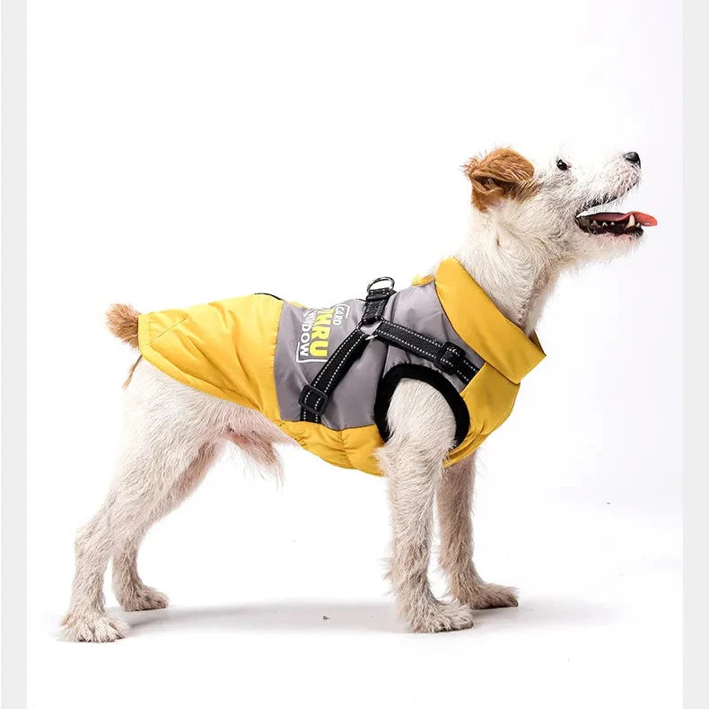 Warm Reflective Waterproof Dog Coat – RainPlus™