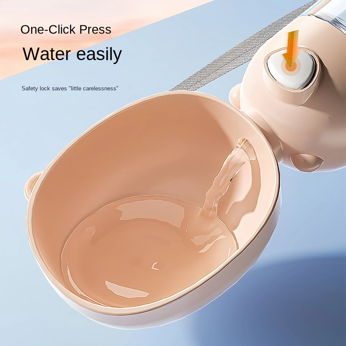 Portable Pet Water Bottle with Food Dispenser – WaterShield™