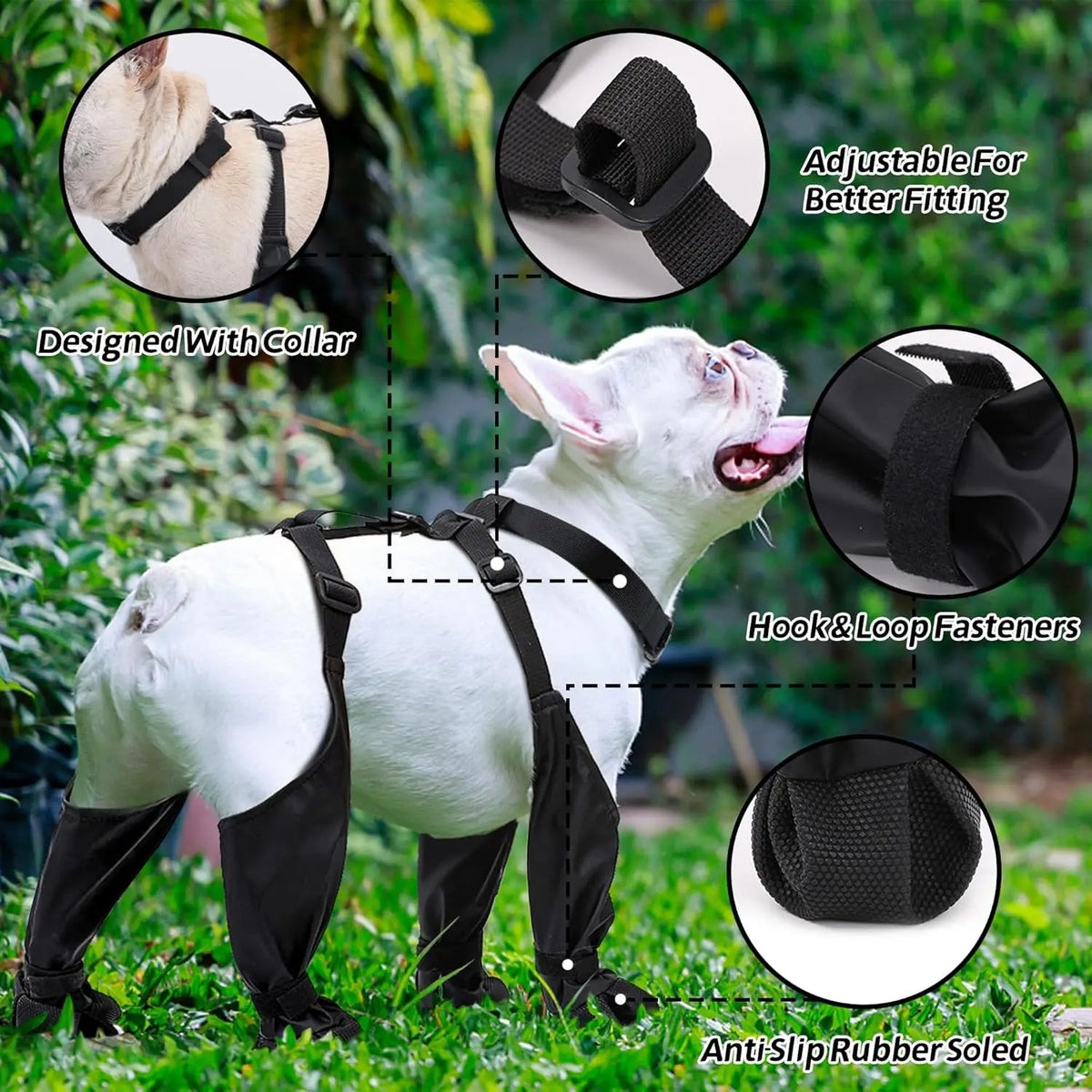Waterproof Protective Dog Boots – WrapSafe™