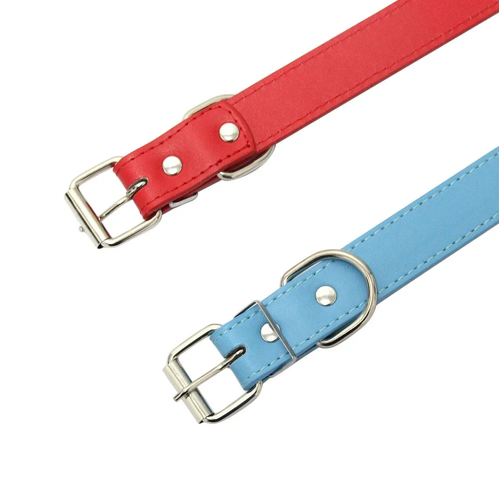 Leather Adjustable Dog Collar – FlexFresh™