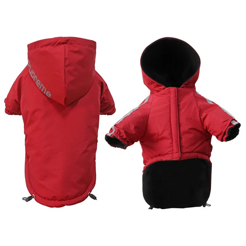 Warm Reflective Waterproof Pet Coat – FrostGuard™