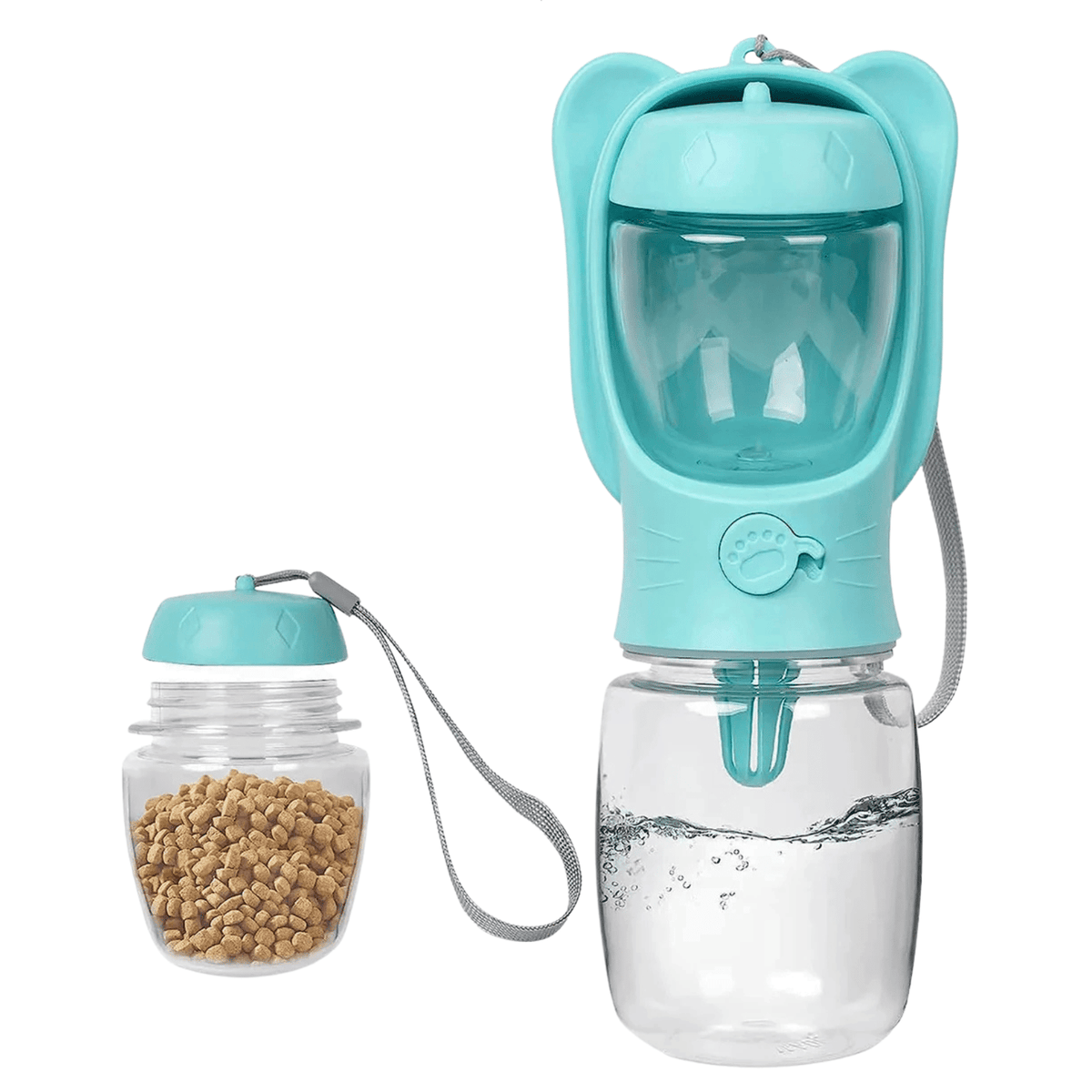 2-in-1 Portable Dog Water Bottle & Food Container – AquaWise™