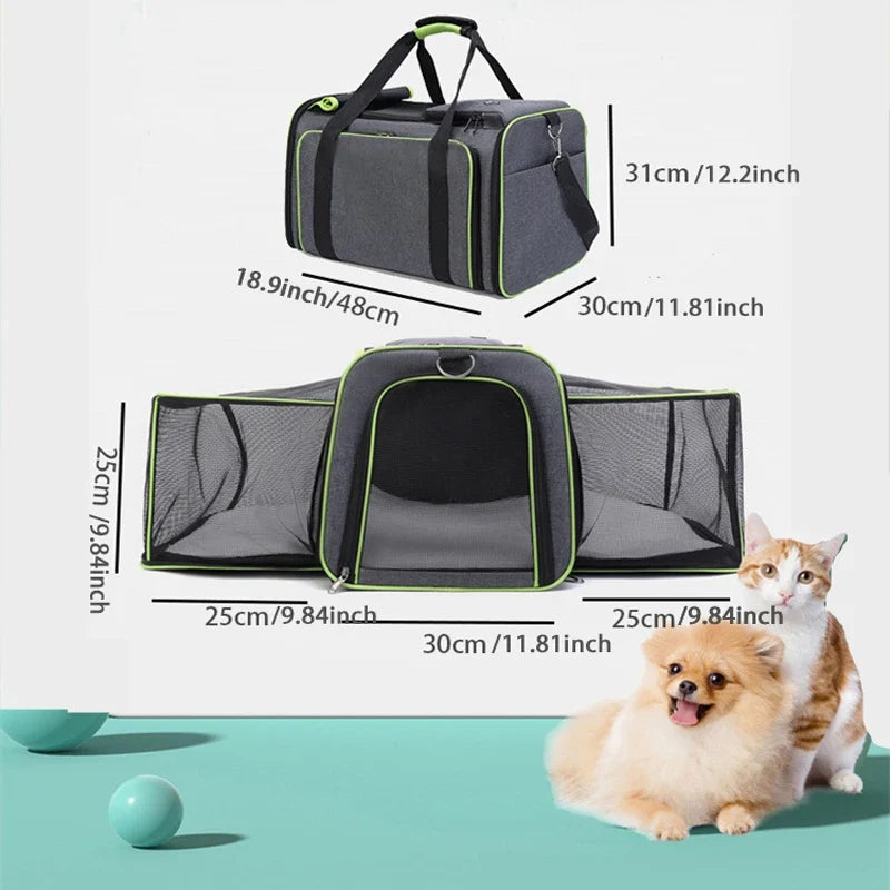 Expandable Portable Pet Carrier – RoamHaven™