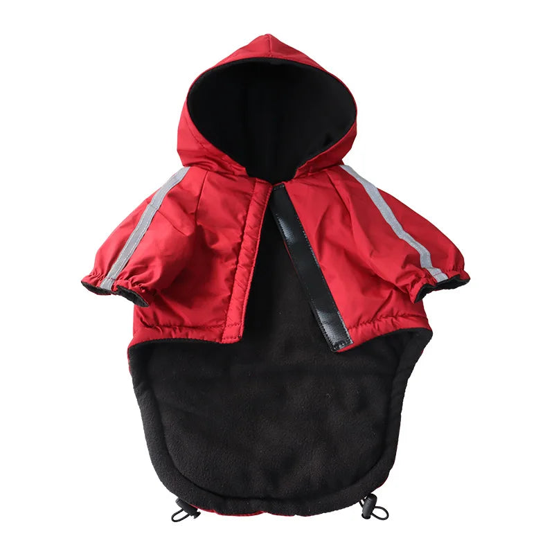 Warm Reflective Waterproof Pet Coat – FrostGuard™