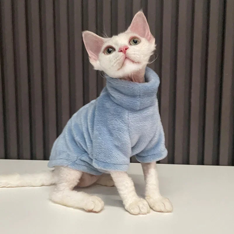 Warm Fleece Cat Coat – CloudWorks™