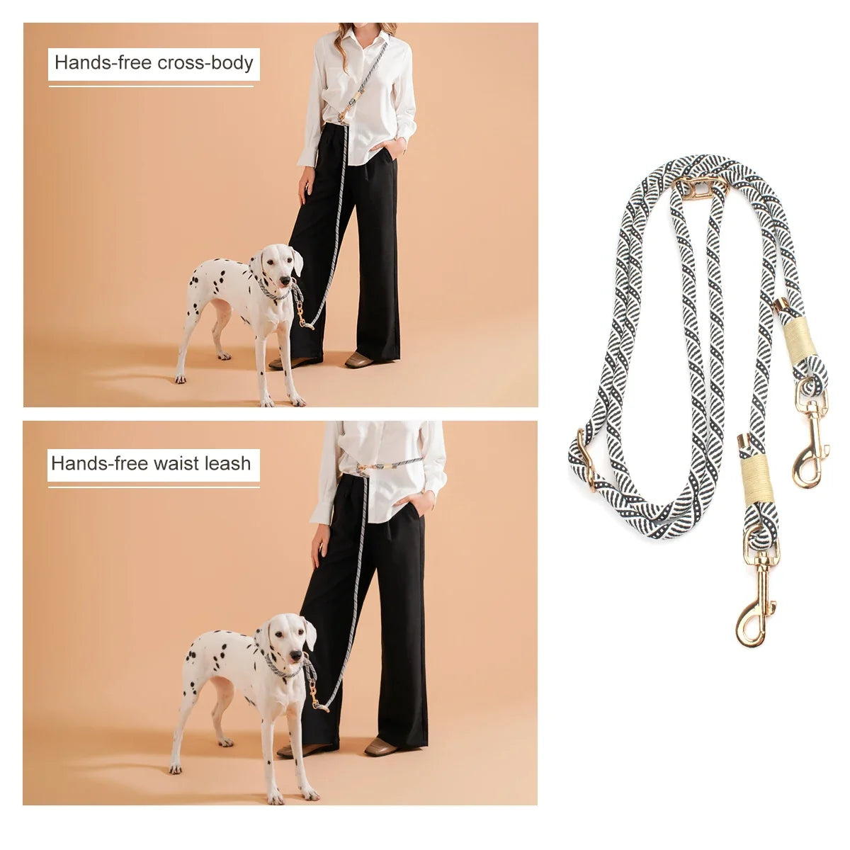 240cm Hands-Free Dog Leash – HoldShield™