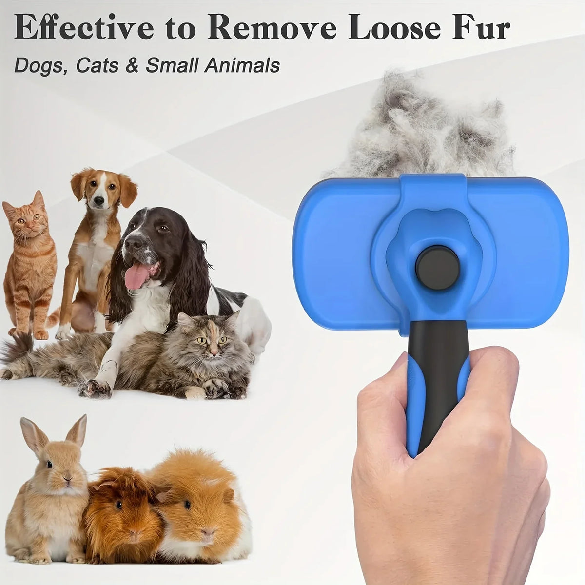Self-Cleaning Pet Grooming Brush – SmoothWorks™